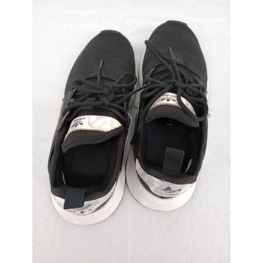 Adidas Ortholite Black & Iridescent Tennis shoes Girls Size 3.5 Youth - Picture 7 of 8